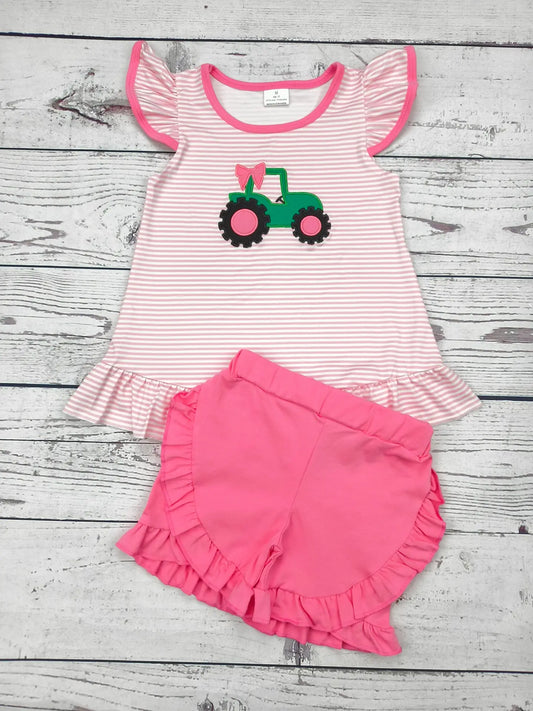 Girls Tractor Set